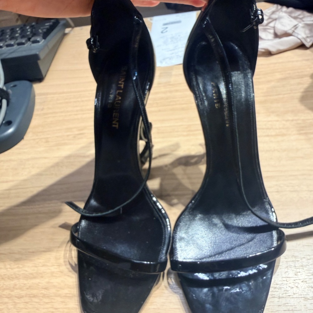 Saint Laurent Opyum 110 YSL Heeled Sandals - Picture 3 of 6